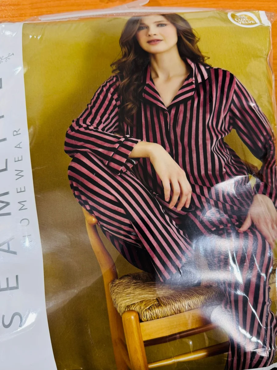 Kadife bayan pijama takımı